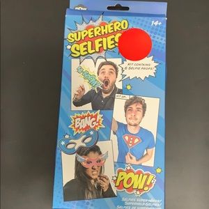 Superhero selfie kit.